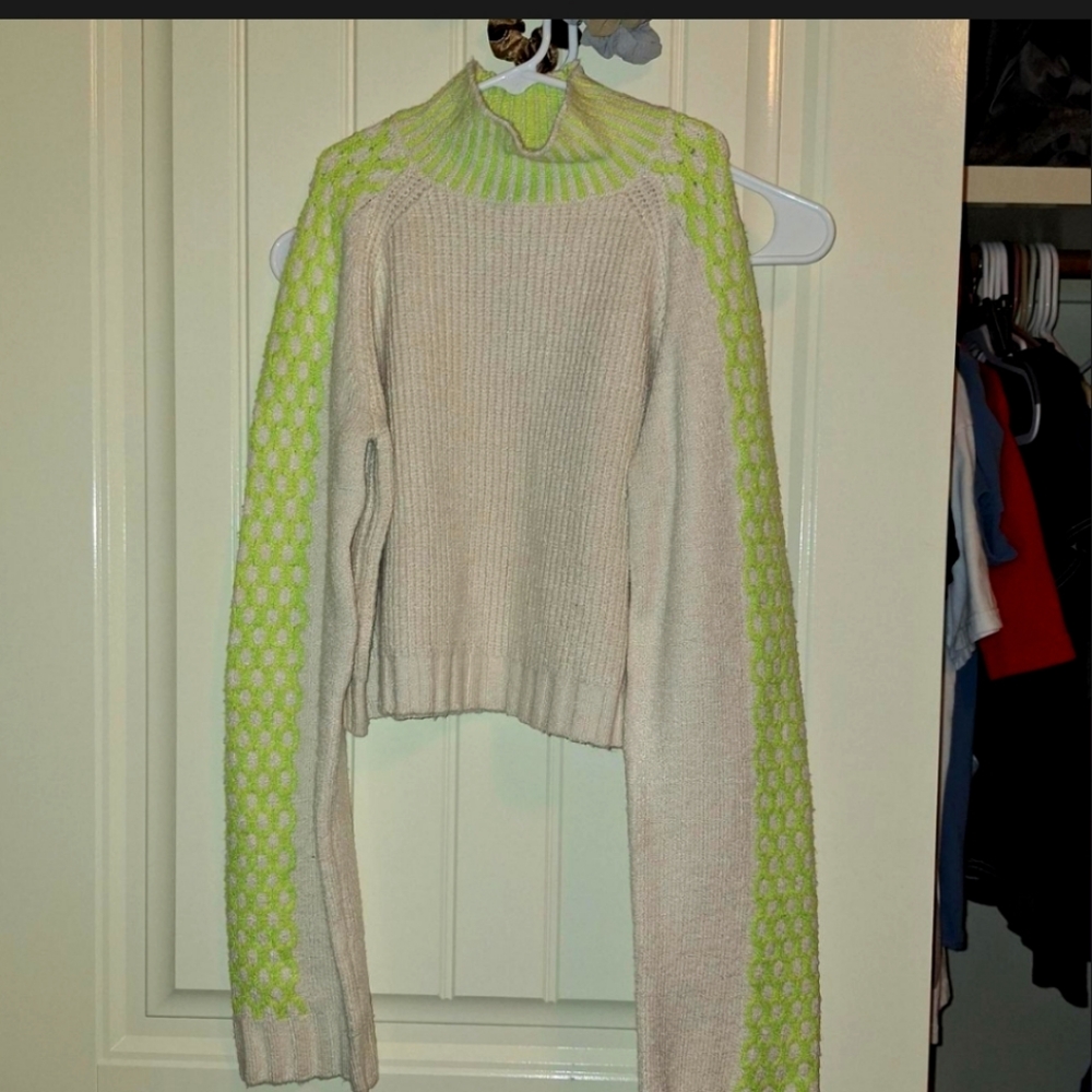 Knit turtleneck sweater
